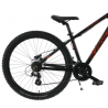 Rower górski KANDS MERCURY 2XT HYDR czarny / czerwony mat 2024