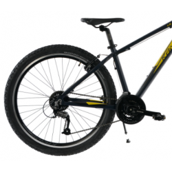 Rower górski KANDS 27,5″ ULTIMATE ALTUS grafitowy / żółty mat 2024