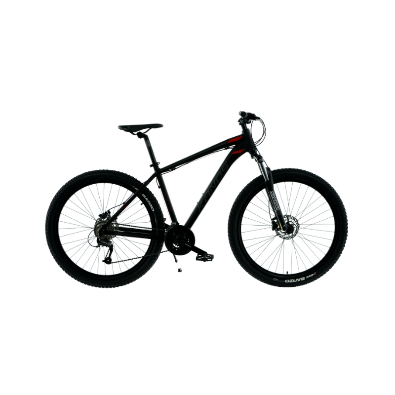 Rower górski KANDS 29″ MISSION czarny / czerwony mat 2024