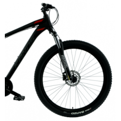 Rower górski KANDS 29″ MISSION czarny / czerwony mat 2024