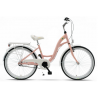 Rower młodzieżowy 24" KANDS OLIVIA 3BN różowy / biały mat 2022