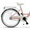 Rower młodzieżowy 24" KANDS OLIVIA 3BN różowy / biały mat 2022