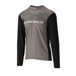 Koszulka rowerowa Kross Hyde Long Sleeve szara
