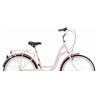 Rower miejski KANDS 26" ESCAPE biały / różowy połysk 2023