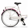 Rower miejski KANDS 26" ESCAPE biały / różowy połysk 2023