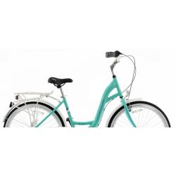 Rower miejski KANDS 26" ESCAPE miętowy / biały mat 2023