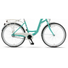 Rower miejski KANDS 26" ESCAPE miętowy / biały mat 2023