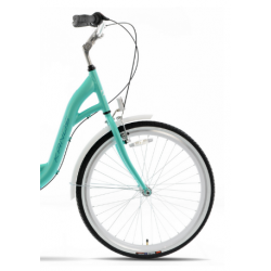 Rower miejski KANDS 26" ESCAPE miętowy / biały mat 2023