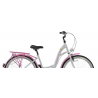 Rower miejski KANDS 26" GIULIA 3BN biały / różowy połysk 2024