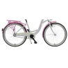 Rower miejski KANDS 26" GIULIA 3BN biały / różowy połysk 2024