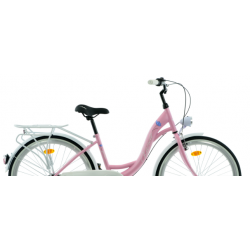 Rower miejski KANDS 26" GIULIA 3BN różowy mat 2024