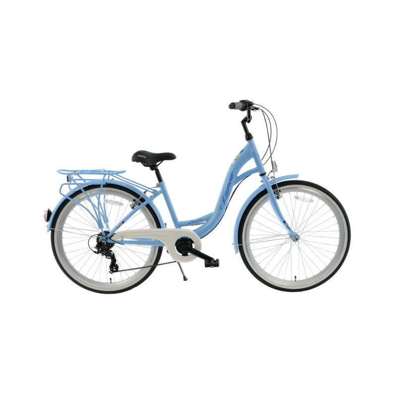 Rower miejski KANDS 26" LAURA niebieski połysk 2024