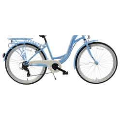 Rower miejski KANDS 26" LAURA niebieski połysk 2024
