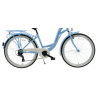 Rower miejski KANDS 26" LAURA niebieski połysk 2024