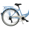 Rower miejski KANDS 26" LAURA niebieski połysk 2024