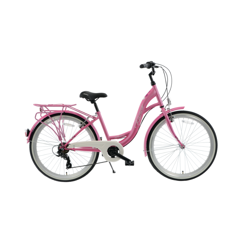 Rower miejski KANDS 26" LAURA różowy mat 2024
