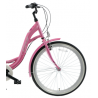 Rower miejski KANDS 26" LAURA różowy mat 2024