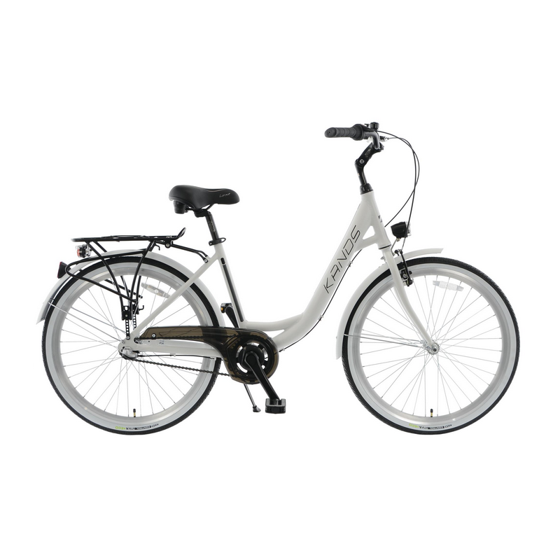 Rower miejski KANDS 26" OPERA 3BN biały / grafitowy mat 2023