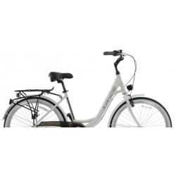 Rower miejski KANDS 26" OPERA 3BN biały / grafitowy mat 2023