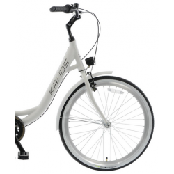 Rower miejski KANDS 26" OPERA 3BN biały / grafitowy mat 2023