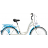 Rower miejski KANDS 26" S-COMFORT 3BN biały / błękitny mat 2024
