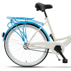 Rower miejski KANDS 26" S-COMFORT 3BN biały / błękitny mat 2024