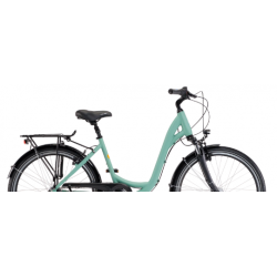 Rower miejski WINORA Holiday N7 Low 26" zielony mat 2025