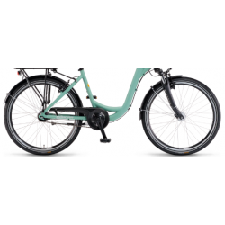 Rower miejski WINORA Holiday N7 Low 26" zielony mat 2025
