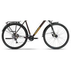 Rower trekkingowy WINORA Domingo X20 HIGH czekoladowy mat 2025