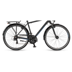 Rower trekkingowy WINORA Domingo 21 High czarny / niebieski mat 2021