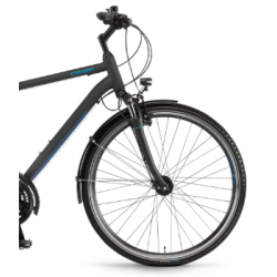 Rower trekkingowy WINORA Domingo 21 High czarny / niebieski mat 2021