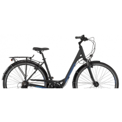 Rower trekkingowy WINORA Domingo 21 LOW czarny / niebieski mat 2021