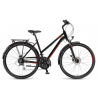 Rower trekkingowy WINORA Domingo 24Disc Mid czarny / czerwony 2021