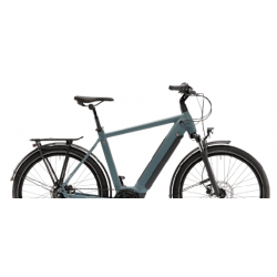 Rower elektryczny WINORA Sinus R8E HIGH szary / niebieski mat 2025