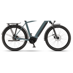 Rower elektryczny WINORA Sinus R8E HIGH szary / niebieski mat 2025