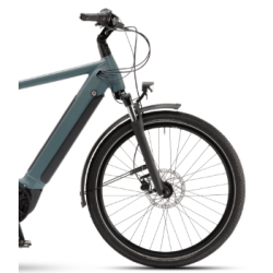 Rower elektryczny WINORA Sinus R8E HIGH szary / niebieski mat 2025