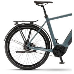 Rower elektryczny WINORA Sinus R8E HIGH szary / niebieski mat 2025