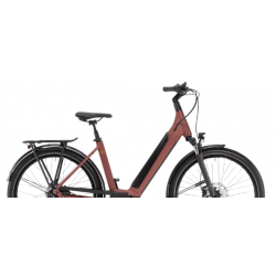 Rower elektryczny WINORA Sinus N5 625Wh kasztanowy / czerwony mat 2023
