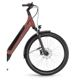 Rower elektryczny WINORA Sinus N5 625Wh kasztanowy / czerwony mat 2023