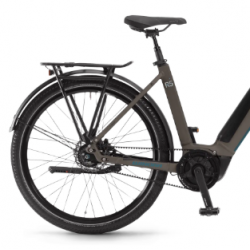Rower elektryczny WINORA Sinus R5f LOW torf matowy 2025