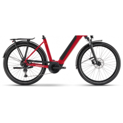 Rower elektryczny WINORA Sinus X9 LOW metaliczny czerwony 2024