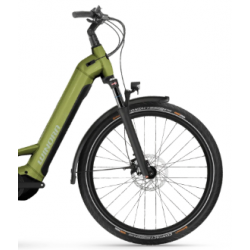 Rower elektryczny WINORA Yucatan X10 LOW 720Wh zielony połysk 2025