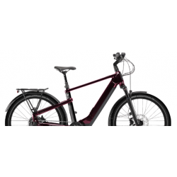 Rower elektryczny WINORA Yakun X10E HIGH ciemny / czerwony 2024