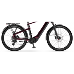 Rower elektryczny WINORA Yakun X10E HIGH ciemny / czerwony 2024