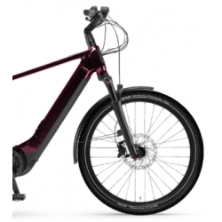 Rower elektryczny WINORA Yakun X10E HIGH ciemny / czerwony 2024