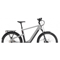 Rower elektryczny WINORA Yakun X12 HIGH 750Wh srebrny mat 2024