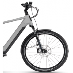 Rower elektryczny WINORA Yakun X12 HIGH 750Wh srebrny mat 2024