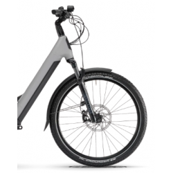 Rower elektryczny WINORA Yakun X12 LOW 750Wh srebrny mat 2024