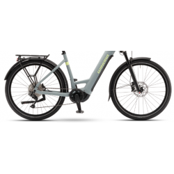 Rower elektryczny WINORA Yucatan X10 LOW stalowy / niebieski mat 2024