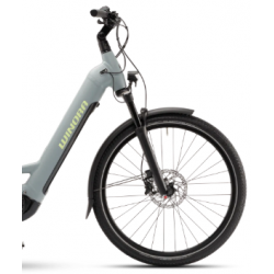 Rower elektryczny WINORA Yucatan X10 LOW stalowy / niebieski mat 2024